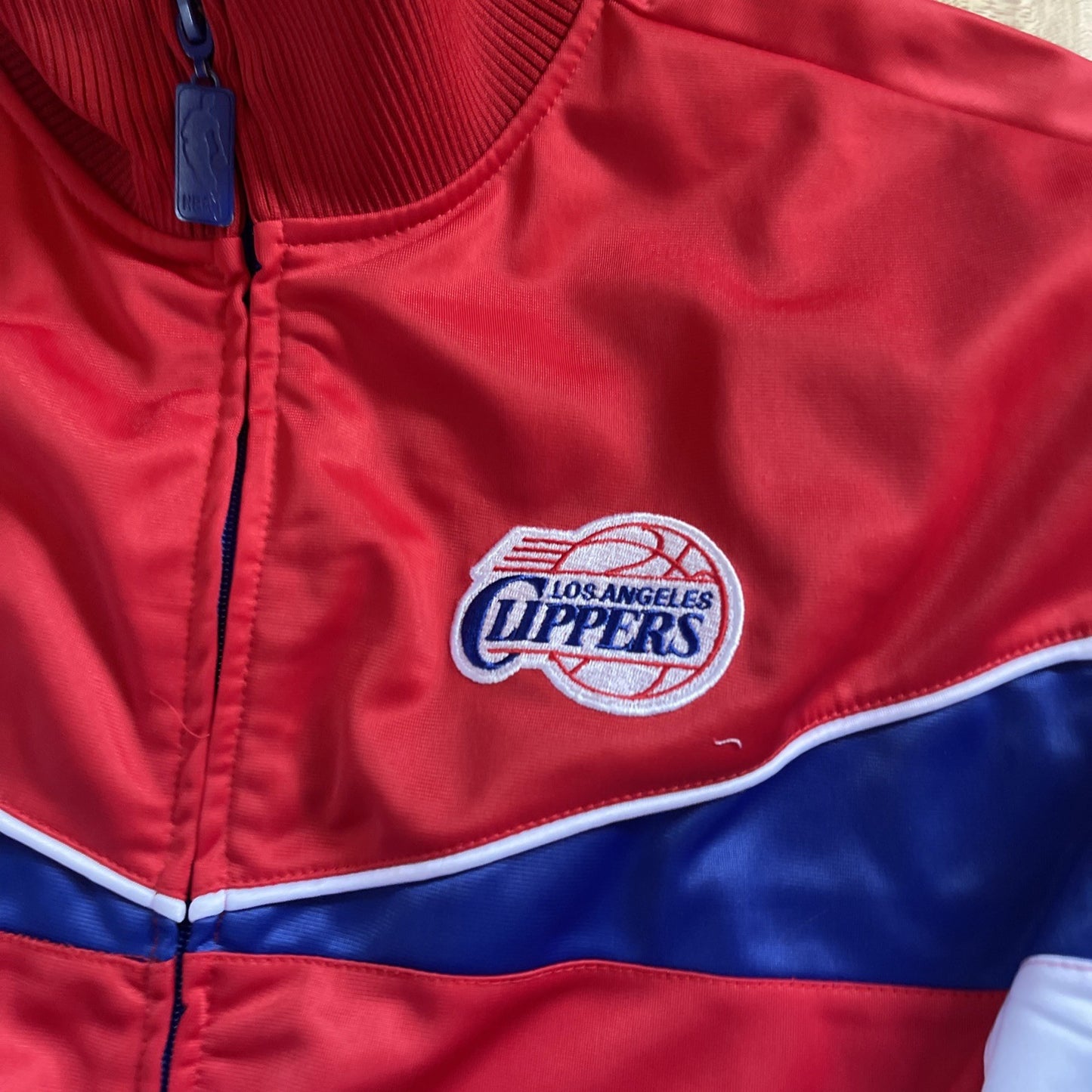 Unk Blue Label Los Angeles Clippers Track Jacket Large 