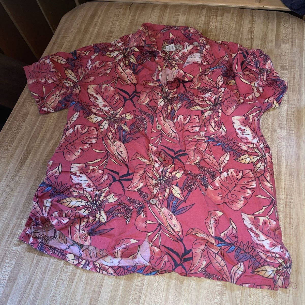 Joe Marlin Hawaiian Shirt Medium 