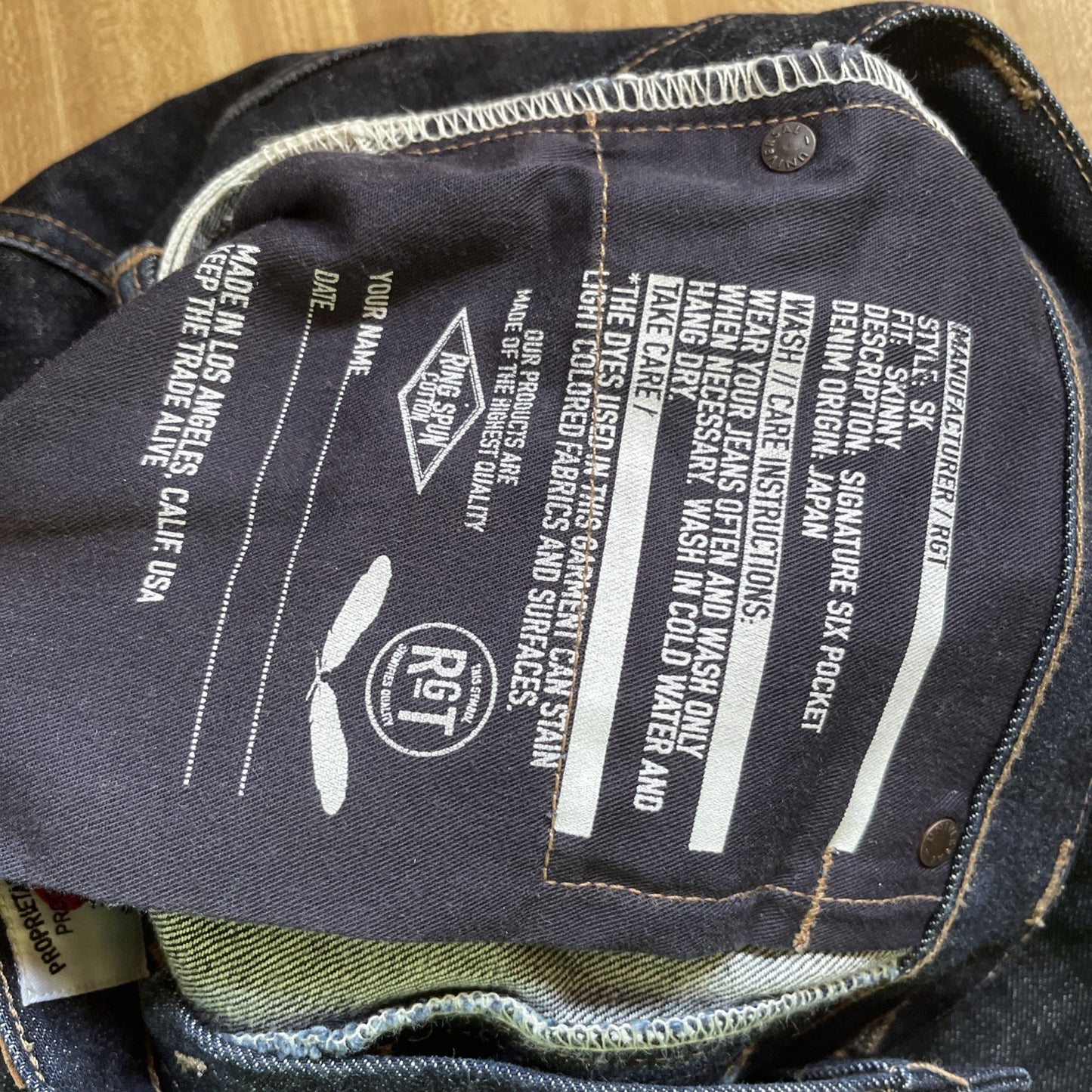 rogue territory Jeans 30/31 Selvedge 