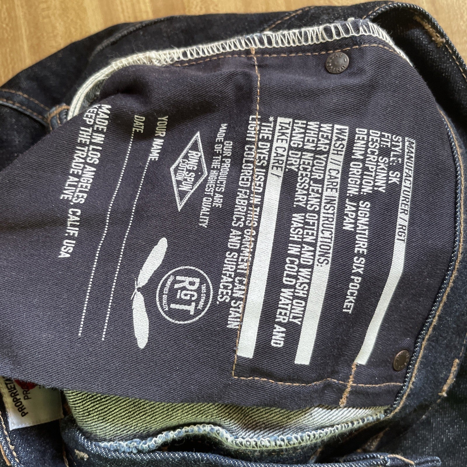 rogue territory Jeans 30/31 Selvedge 