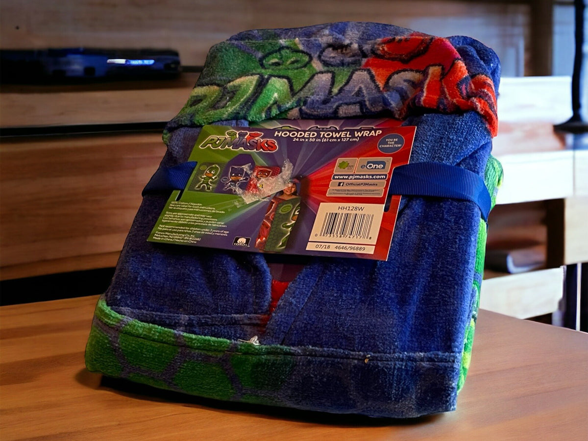 PJ Masks Cotton Hooded Towel: Bath, Pool, Beach