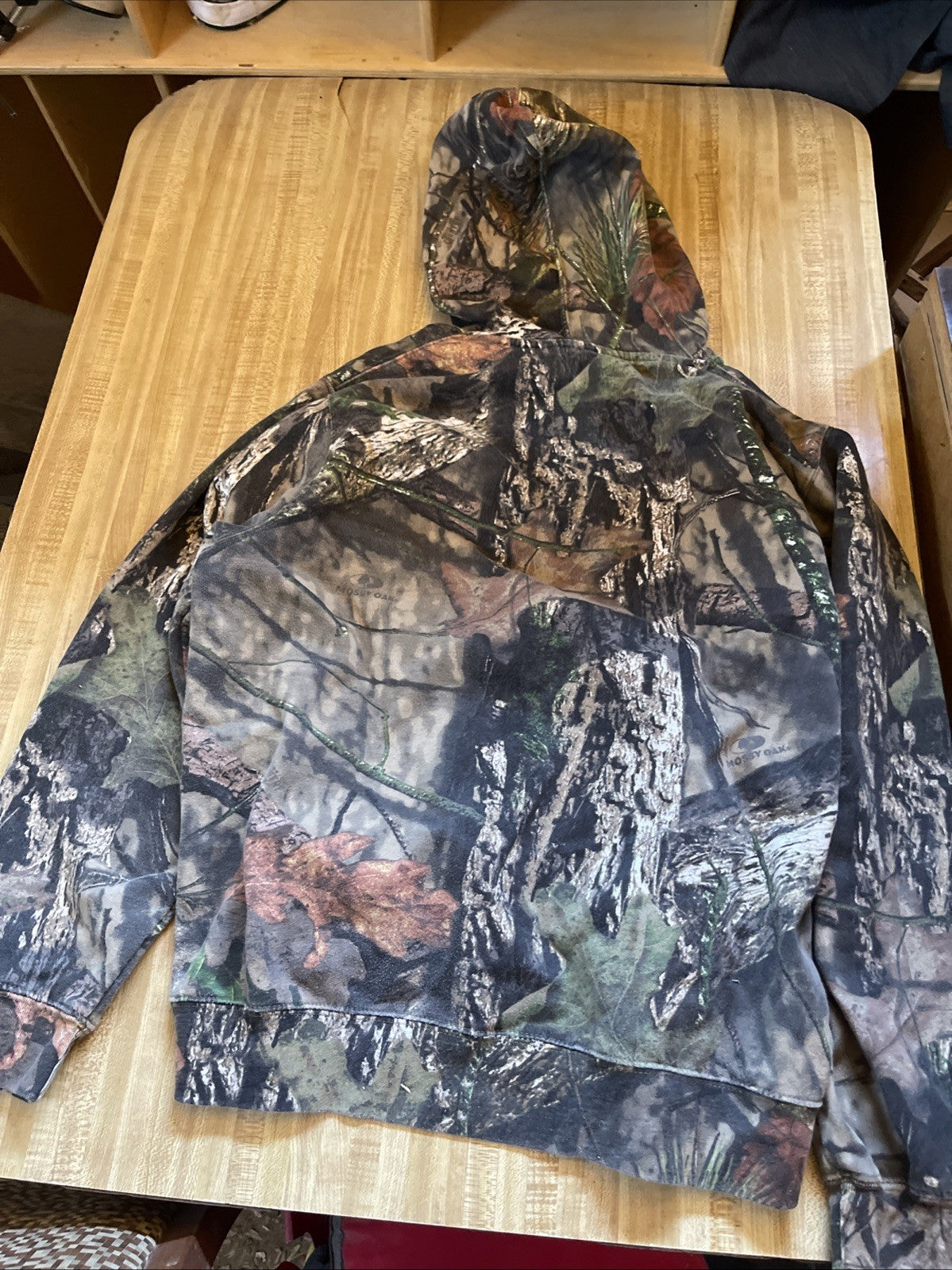Mossy Oak Woodland Camo Hoodie Large 