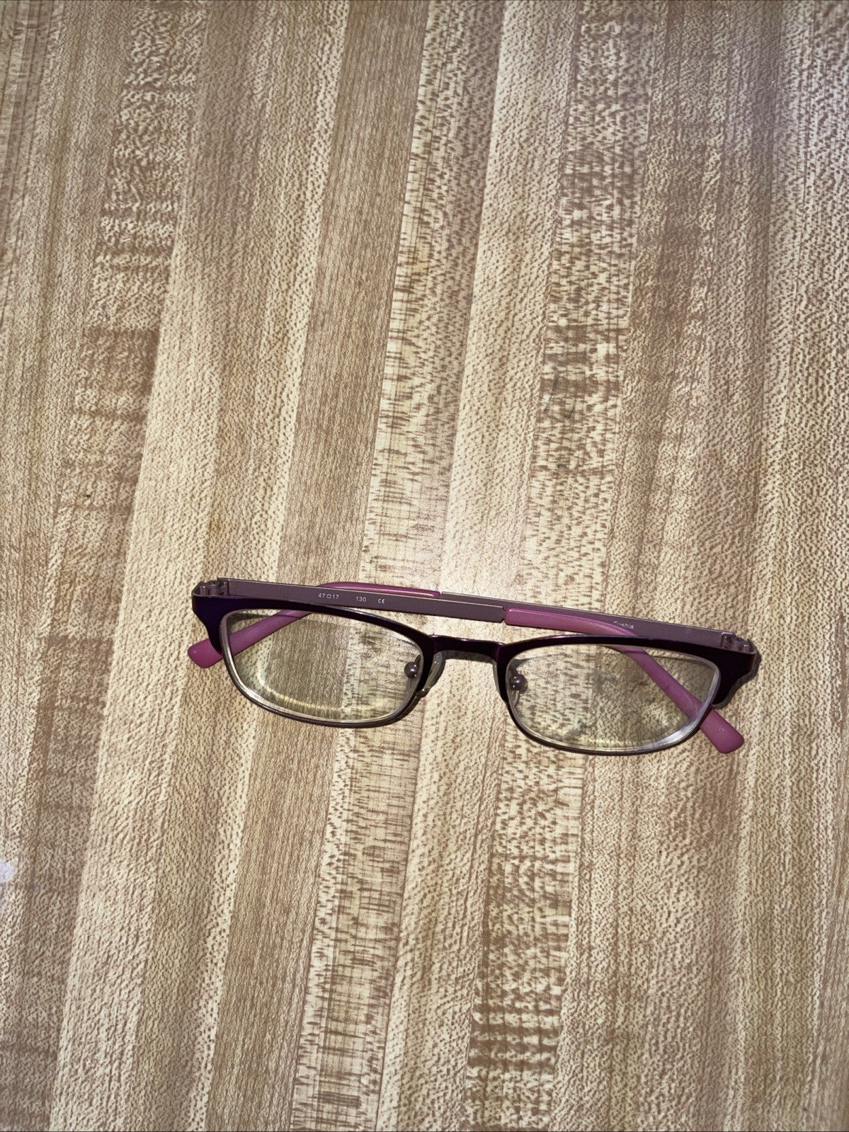 Satin Fushia Eyeglass Frames