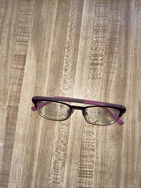 Satin Fushia Eyeglass Frames