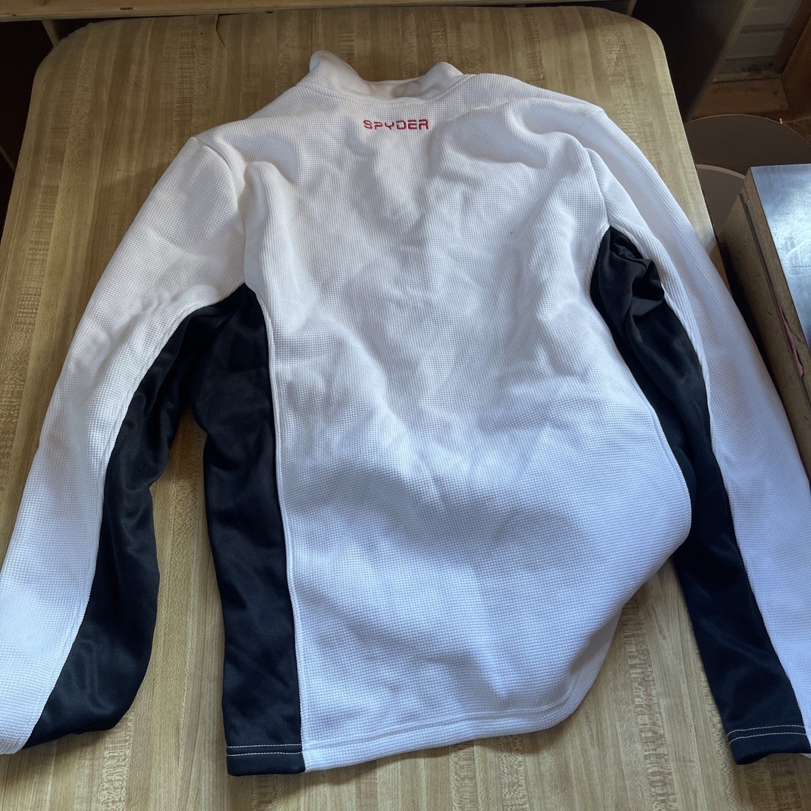 Spyder Full Zip Waffle Knit Jacket Medium 