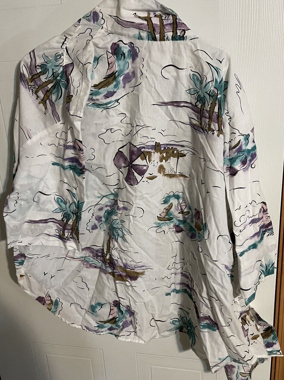 Vintage Tapestry Button Up 22 Made In USA