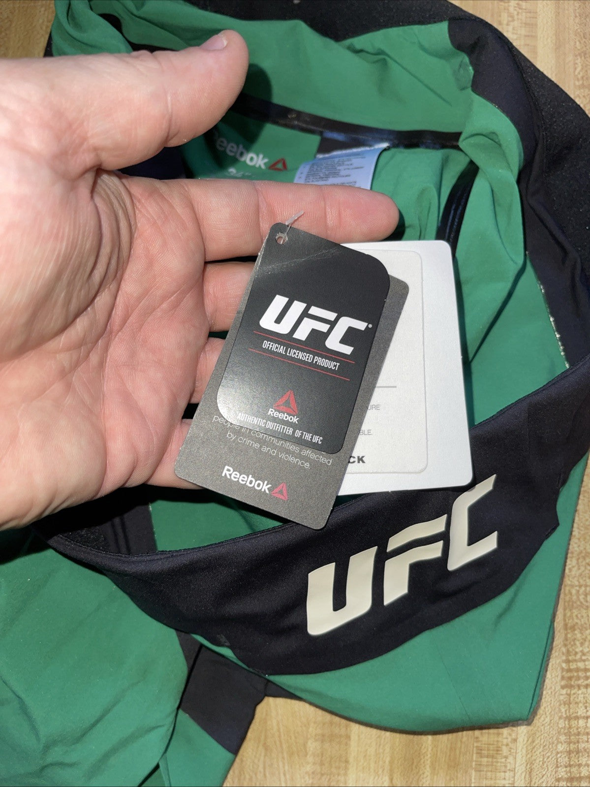 UFC Gladiator Shorts By Reebok 34 NWT 