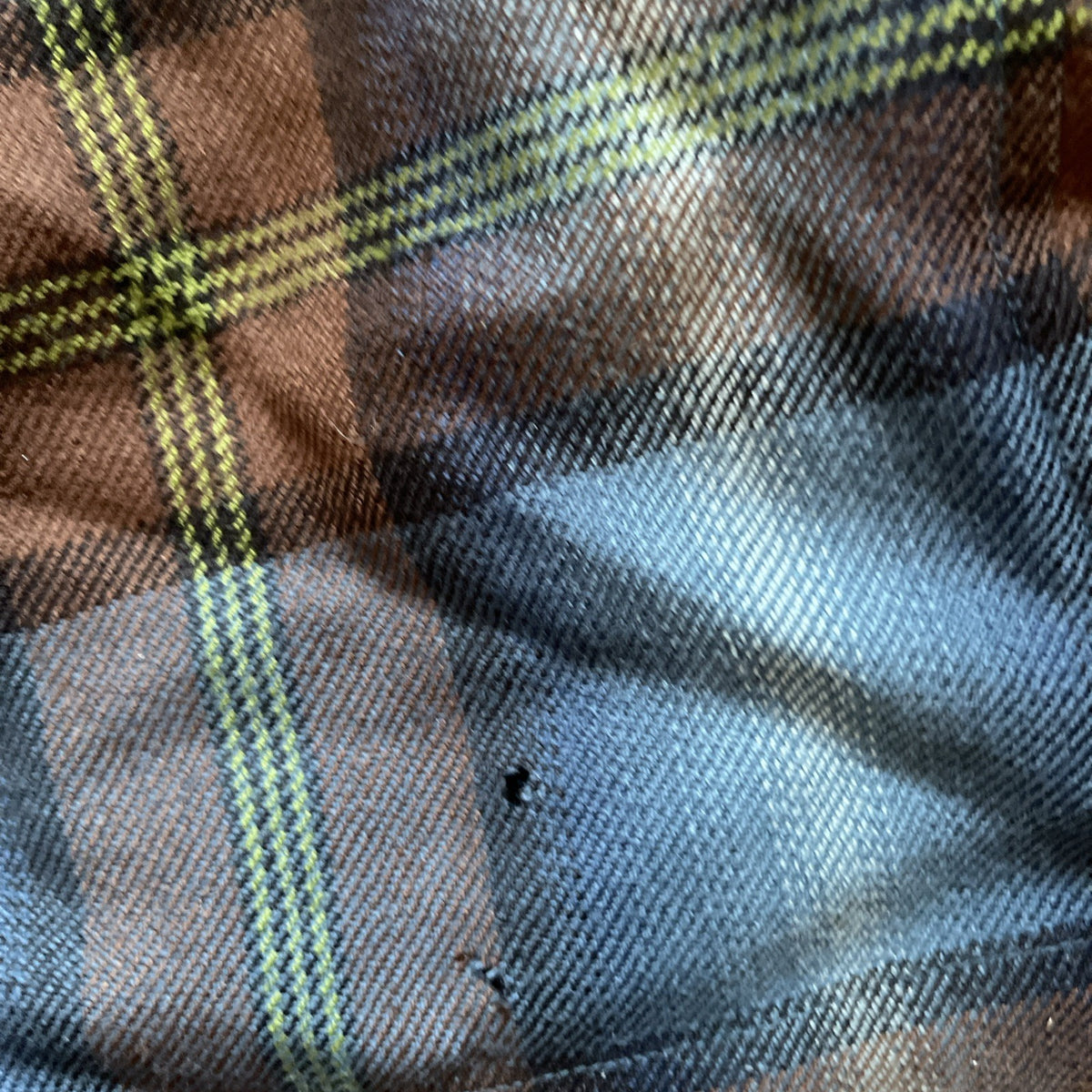 Lauren Ralph Lauren Wool Flannel Shacket Medium Has Holes