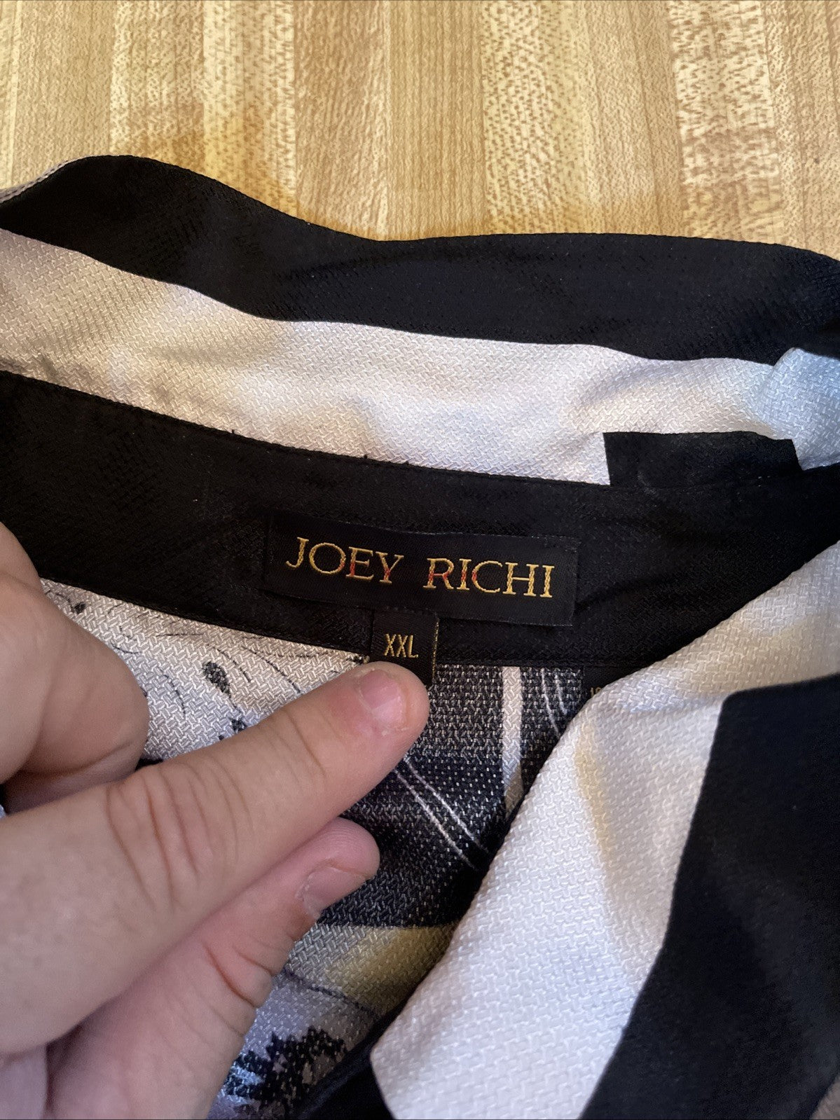 Vintage Joey Richi Silk Shirt XXL 