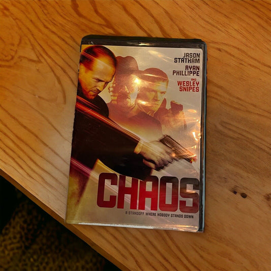 CHAOS- DVD  Jason Statham- Ryan Phillippe- Wesley Snipes 2005 Lionsgate