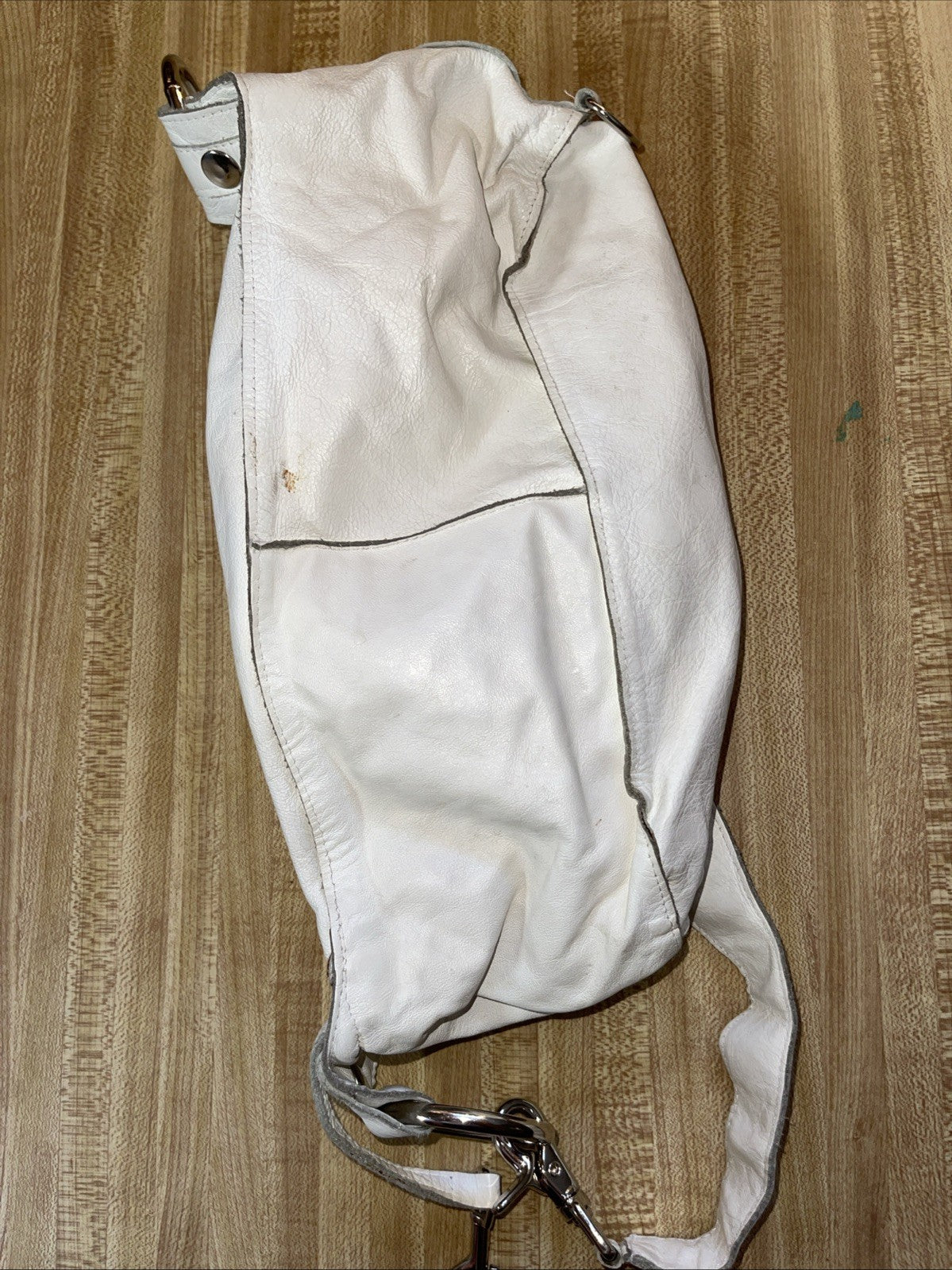 Allison Burns Leather Purse Broken Zipper 