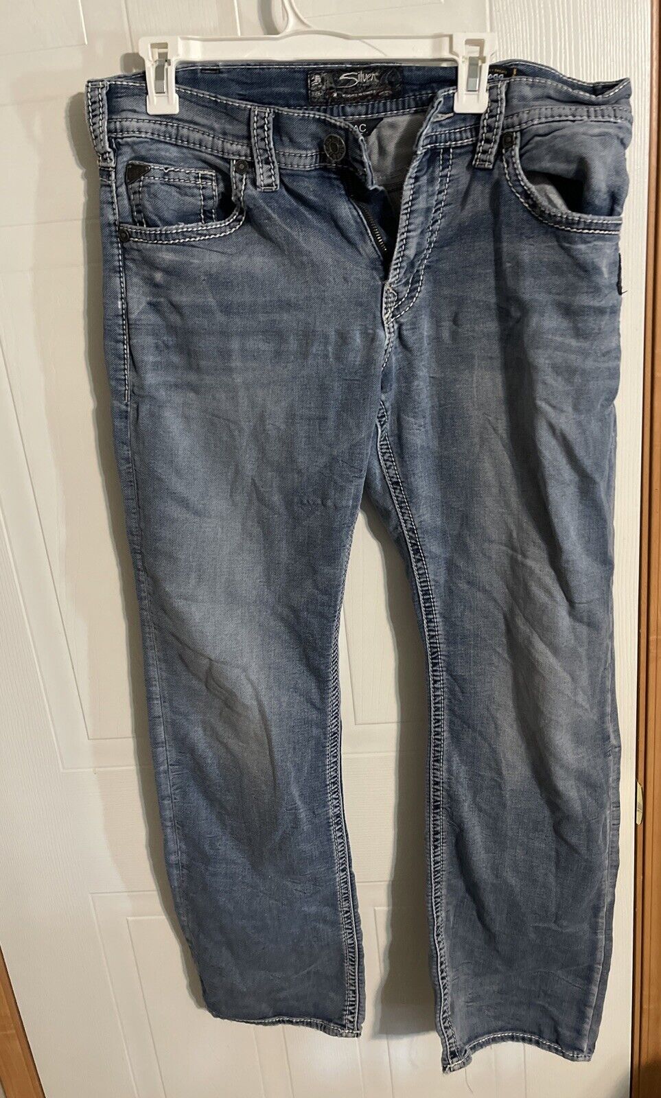 Silver Zac Joga Jeans 34x34