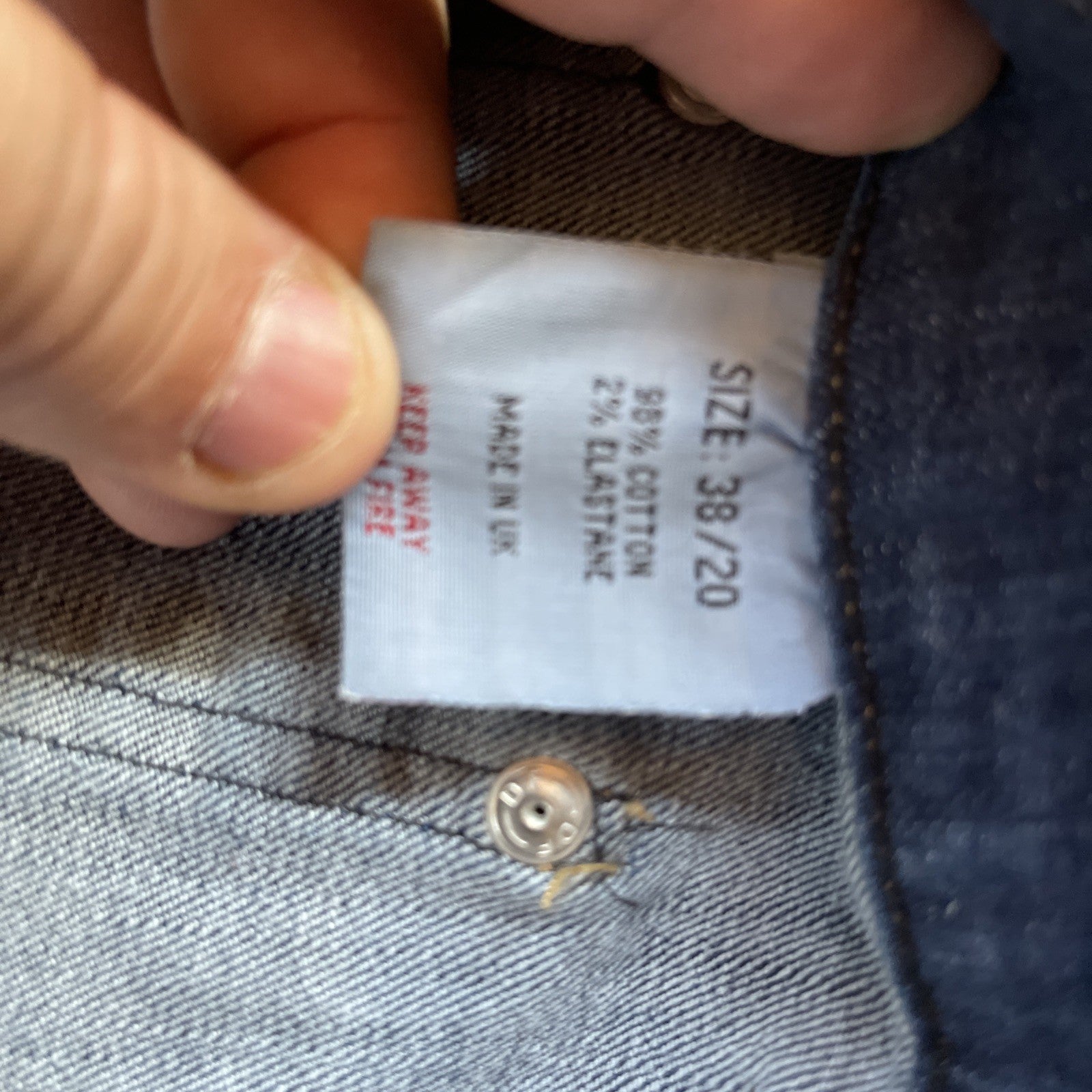Run & Fly Jeans Wide Leg Baggy 38/27 12 Inch Leg Openings