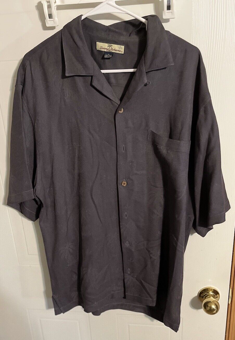 Tommy Bahama Silk Shirt Medium 