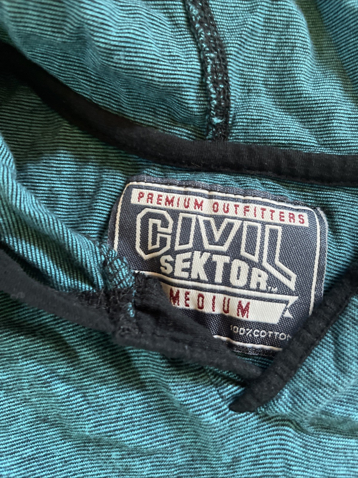 Civil Sektor Sleeveless Hoodie Medium 