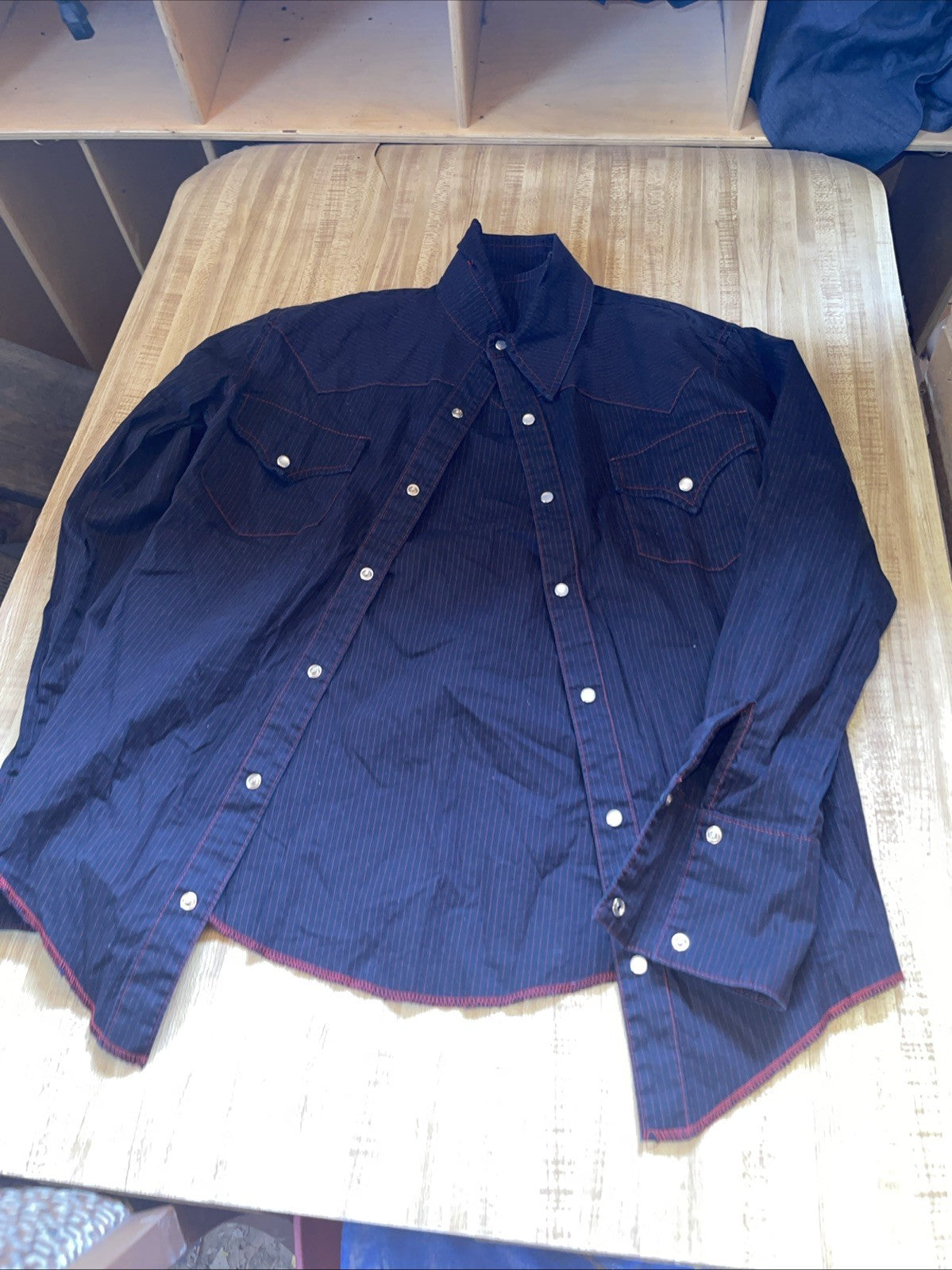 Vintage Serious Los Angeles Pearl Snap Small 