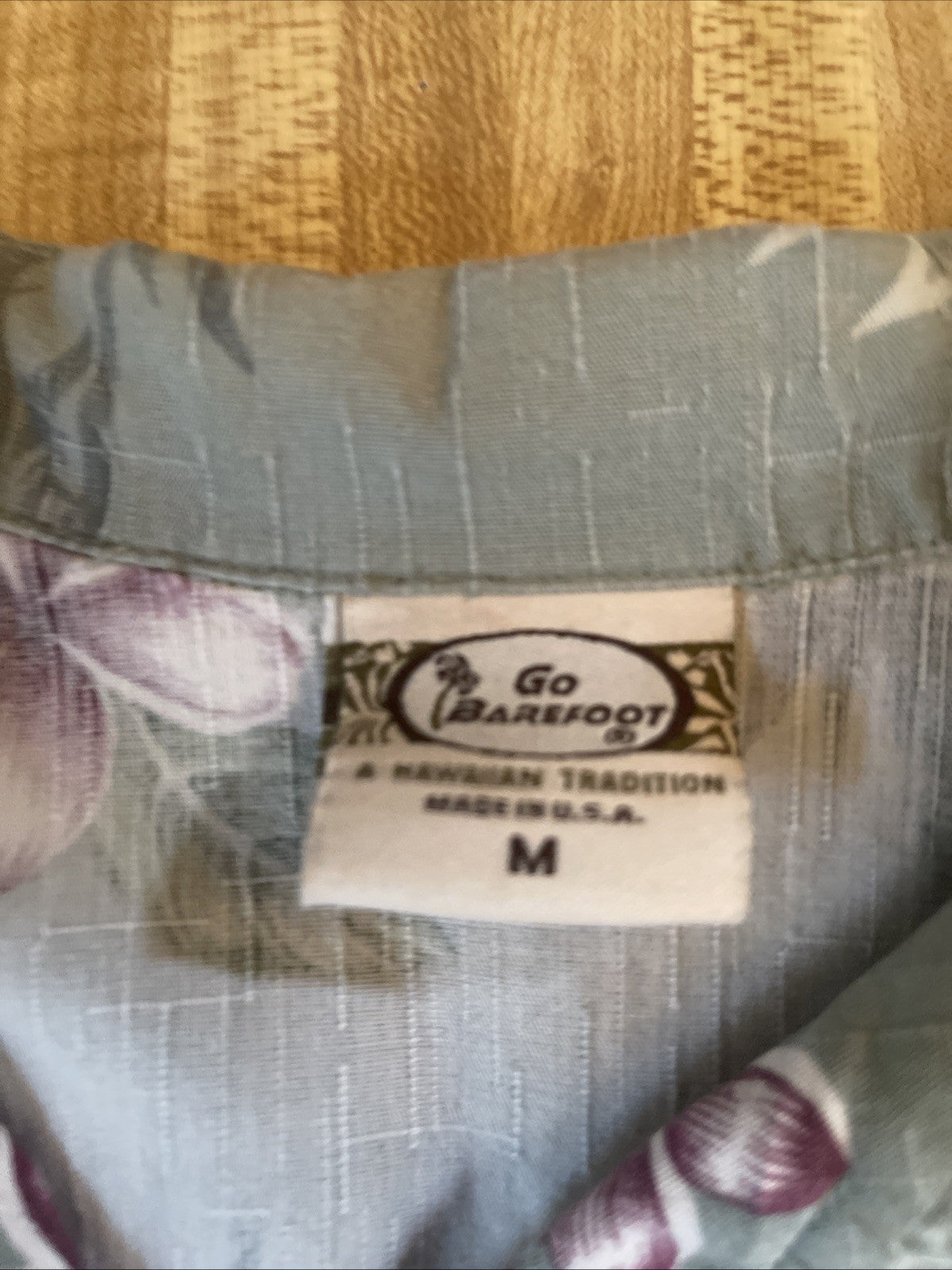 Go Barefoot Hawaiian Shirt Medium