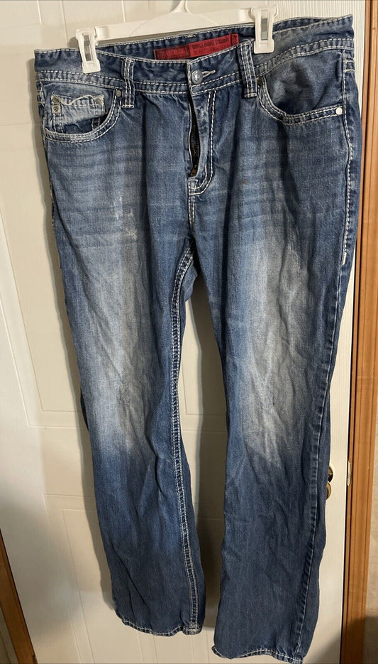 Rock & Roll Cowboy Denim Jeans Double Barrel Straight 38x38