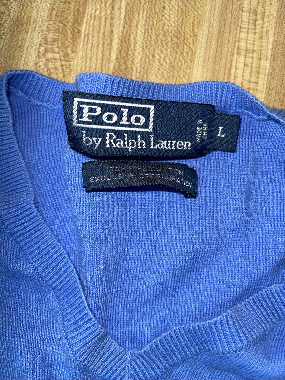 Polo Ralph Lauren Pina Cotton Sweater Large 