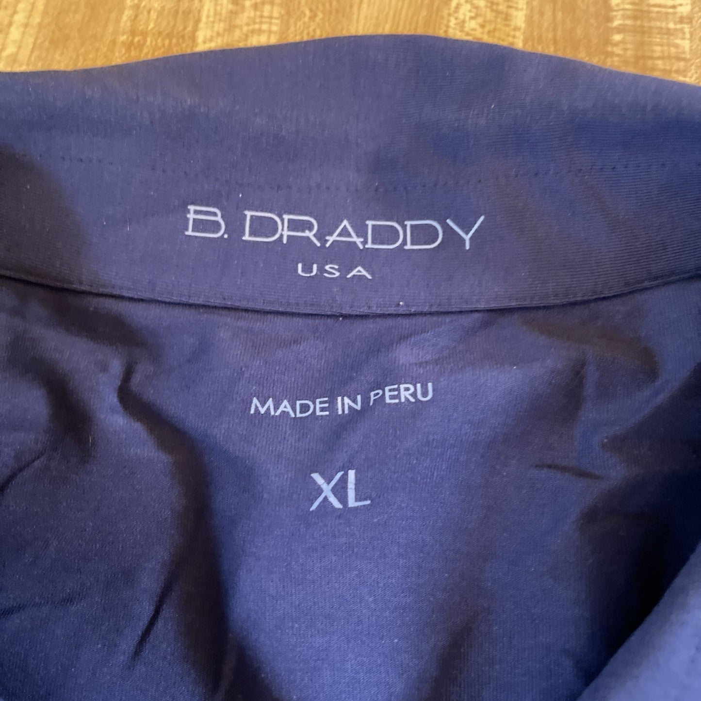 B Draddy Polo XL Long Sleeve