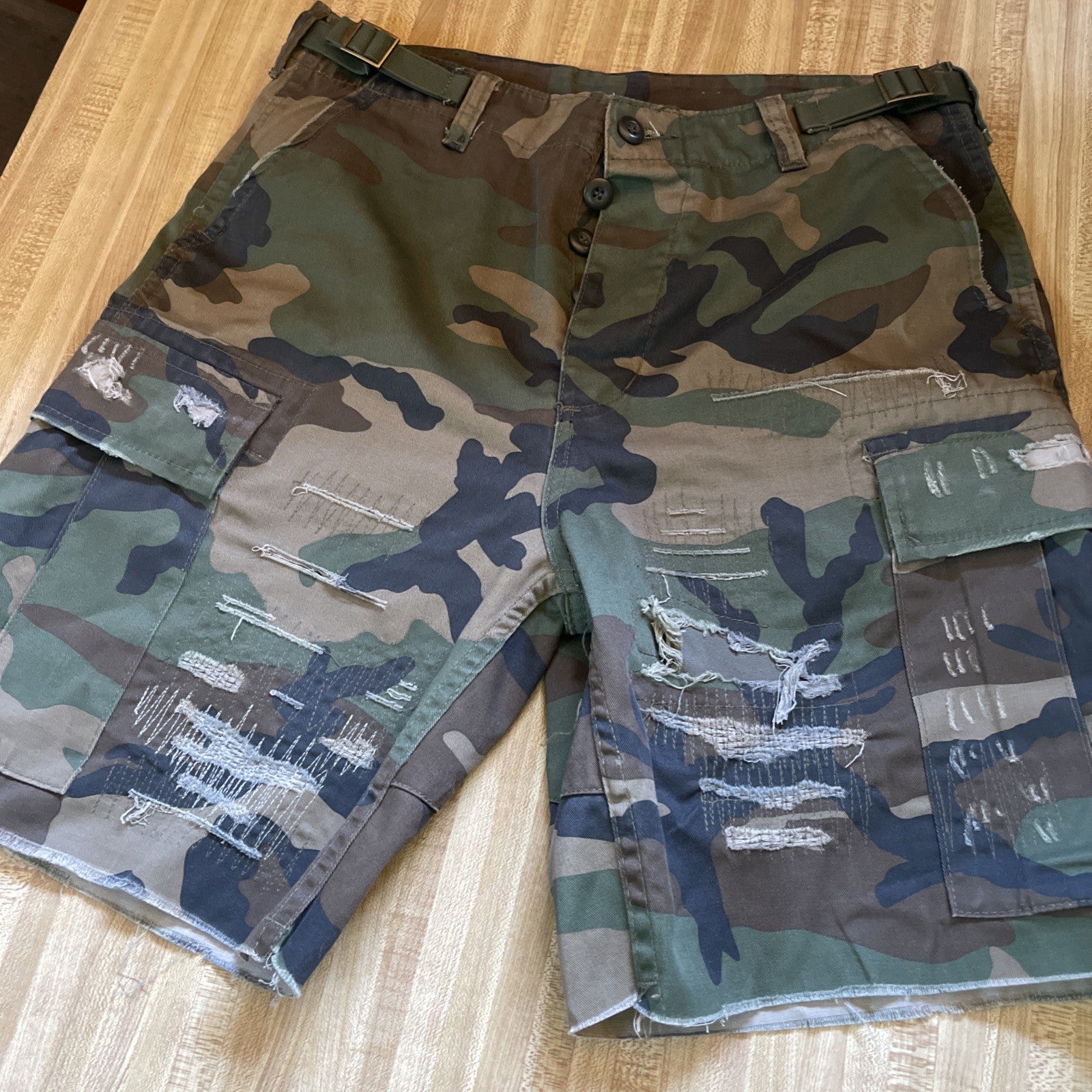 MNML Cargo Shorts Camo 30