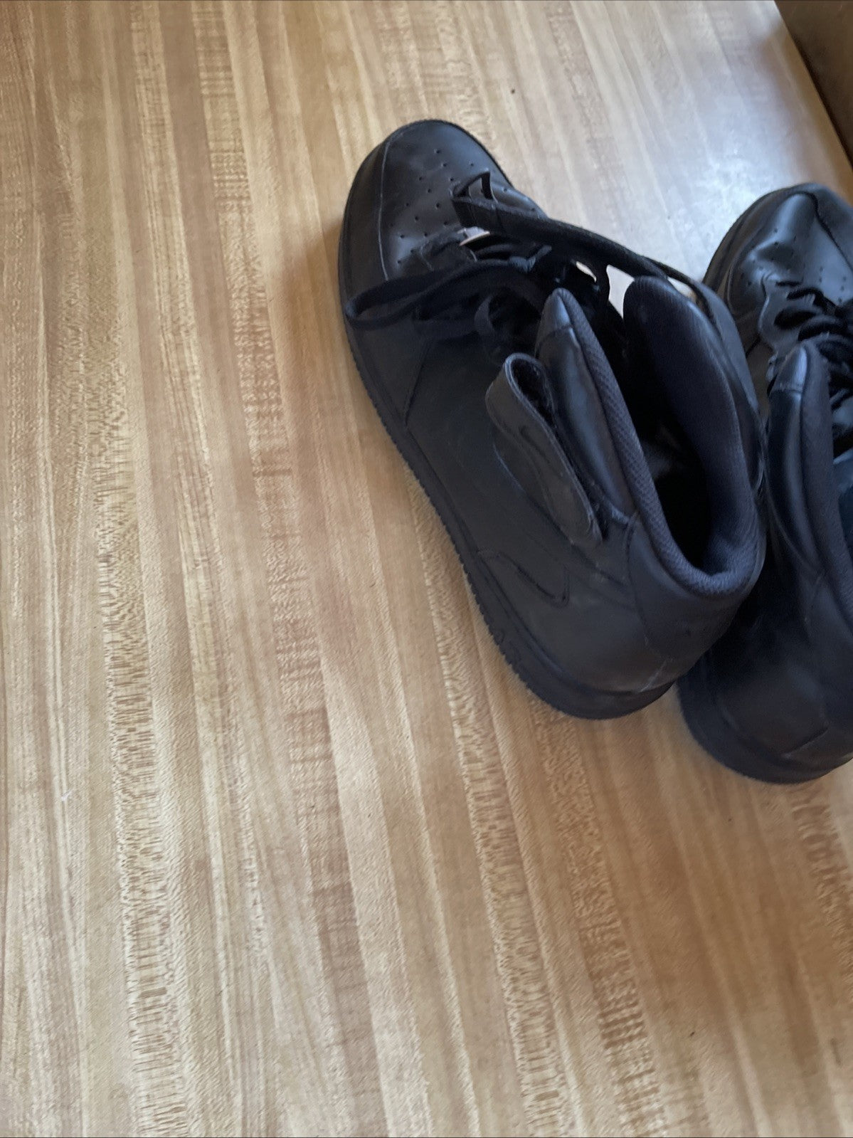 Nike AF1 High Top Sneakers Black Size 14