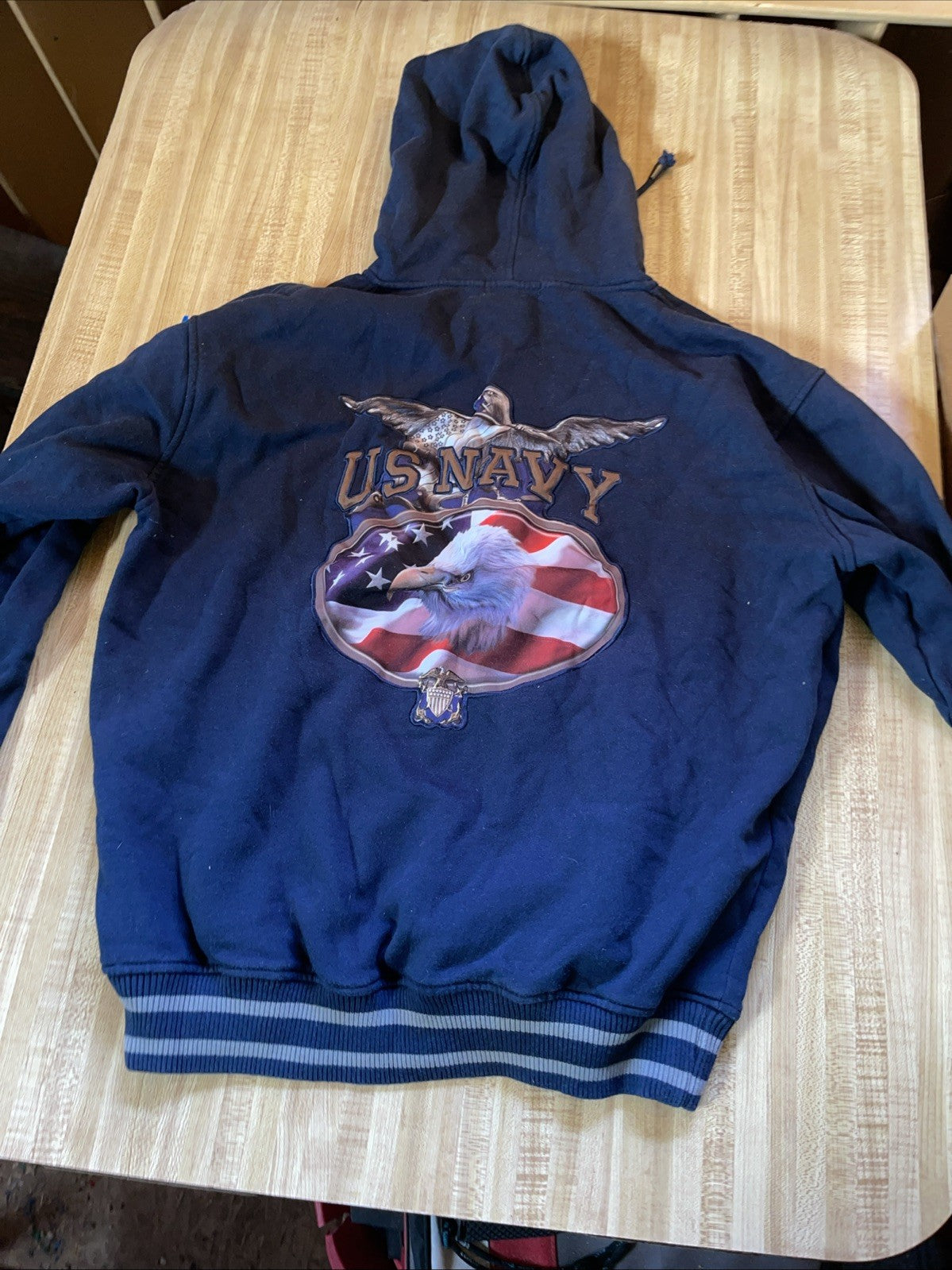 The Bradford Exchange Navy Hoodie Medium 