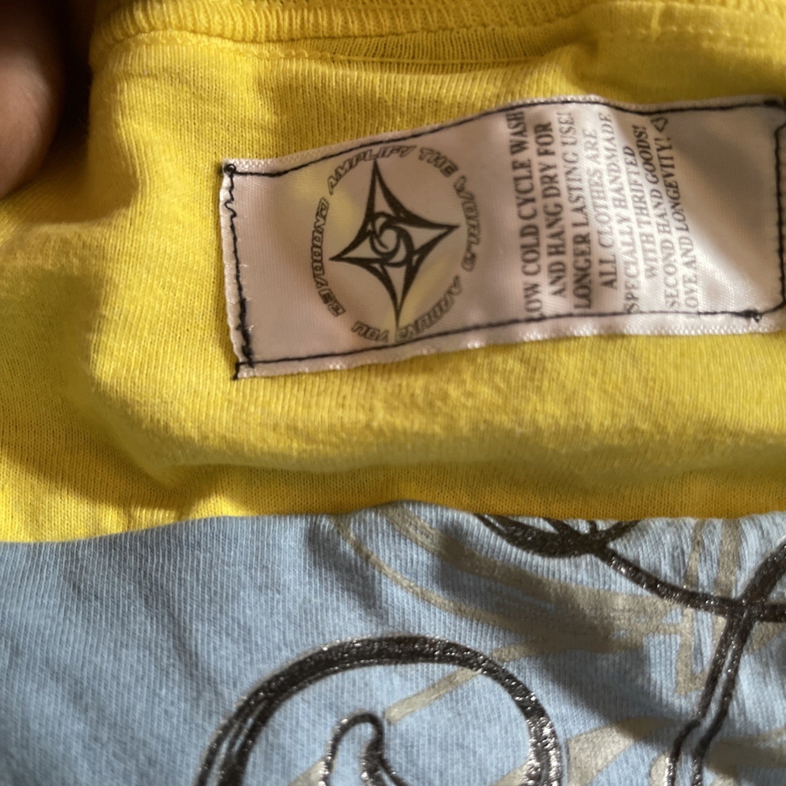 Vintage Upcycled Top On A Screen Stars Best Tag XL