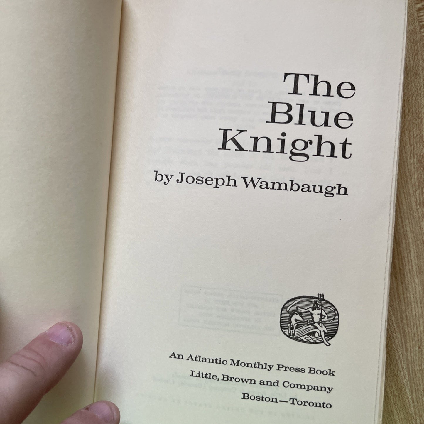 The Blue Knight Hardcover 