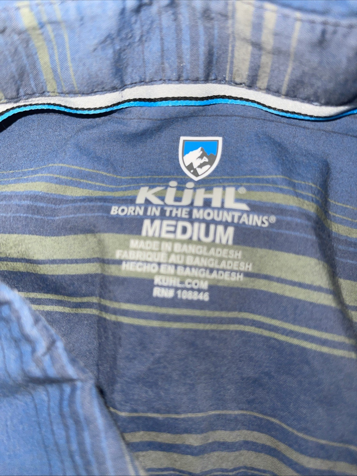 kuhl born in the mountains shirt Snap Button Medium 