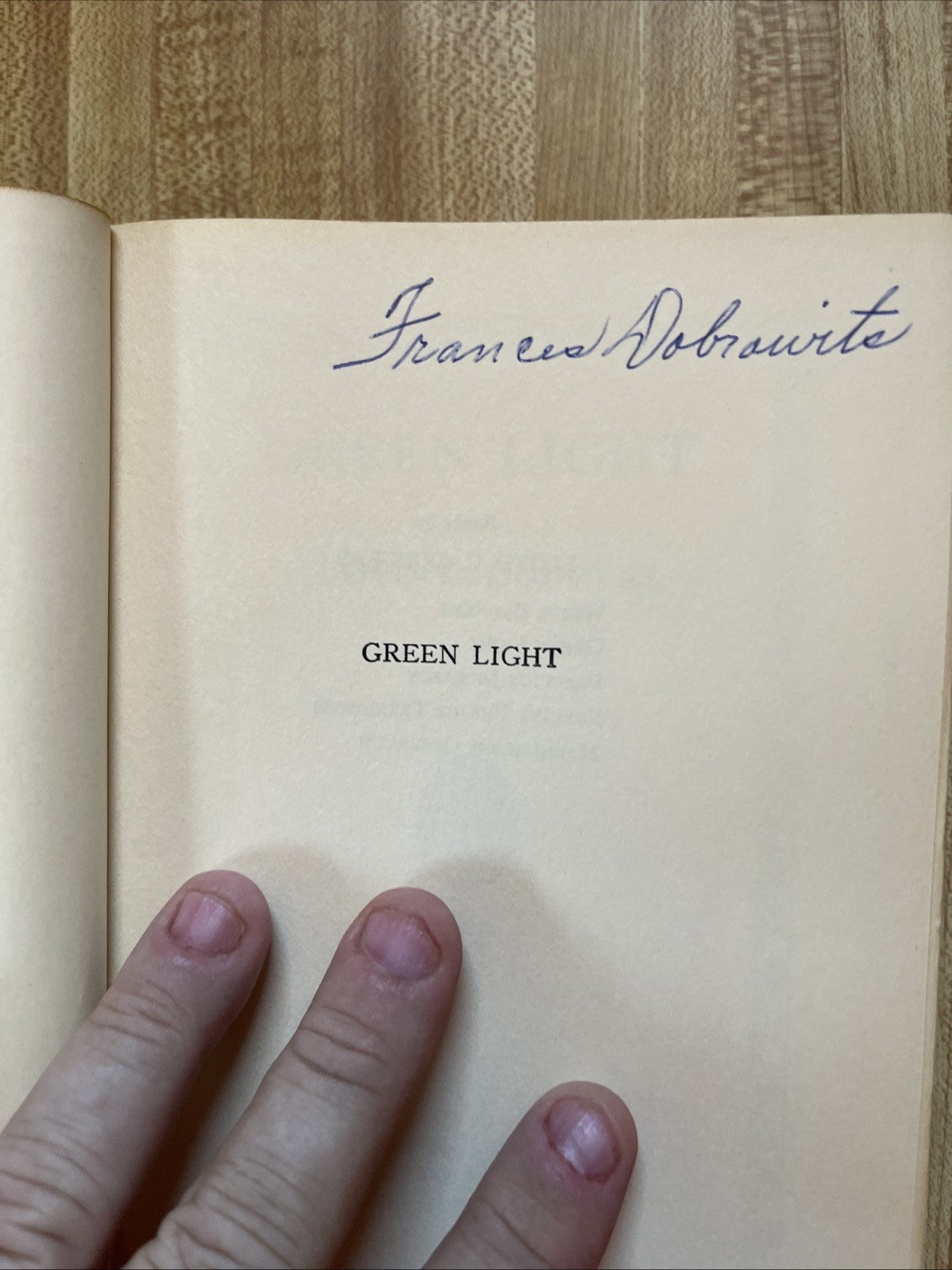 Green Light Hardcover 