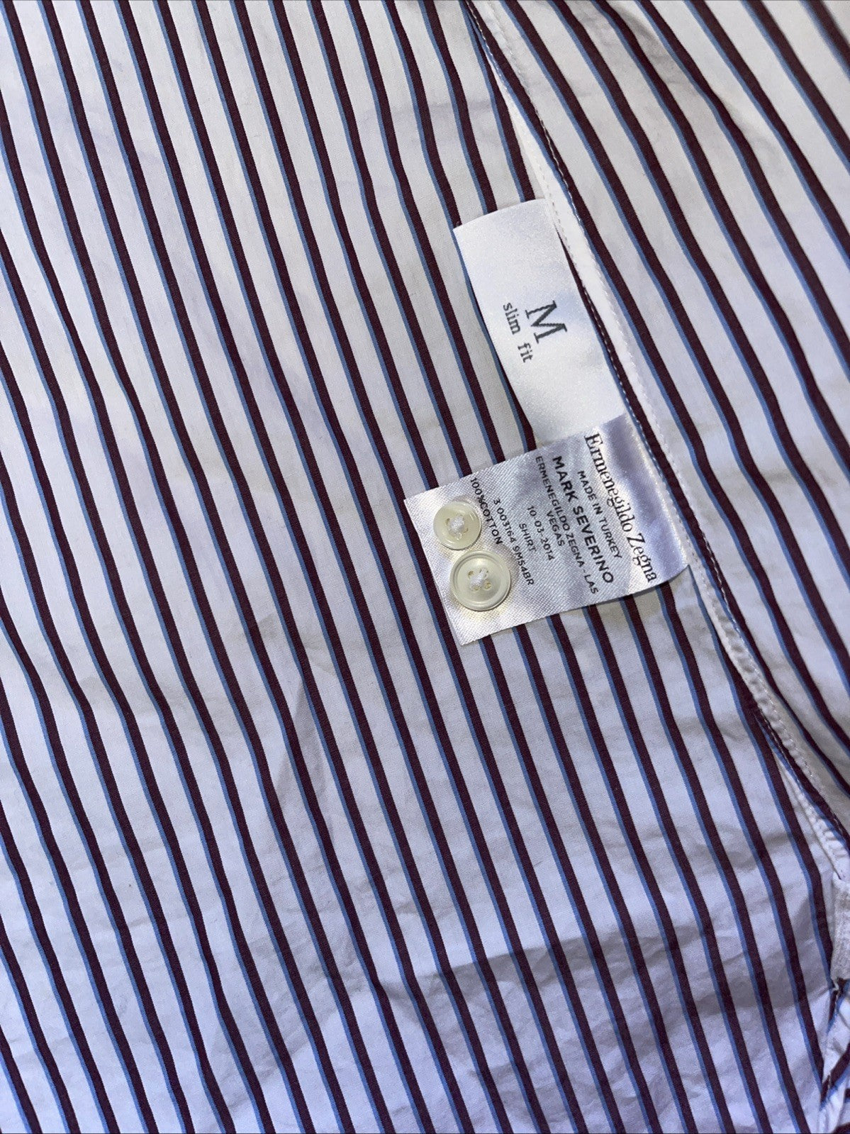 ermenegildo zegna su misura Shirt XXL 
