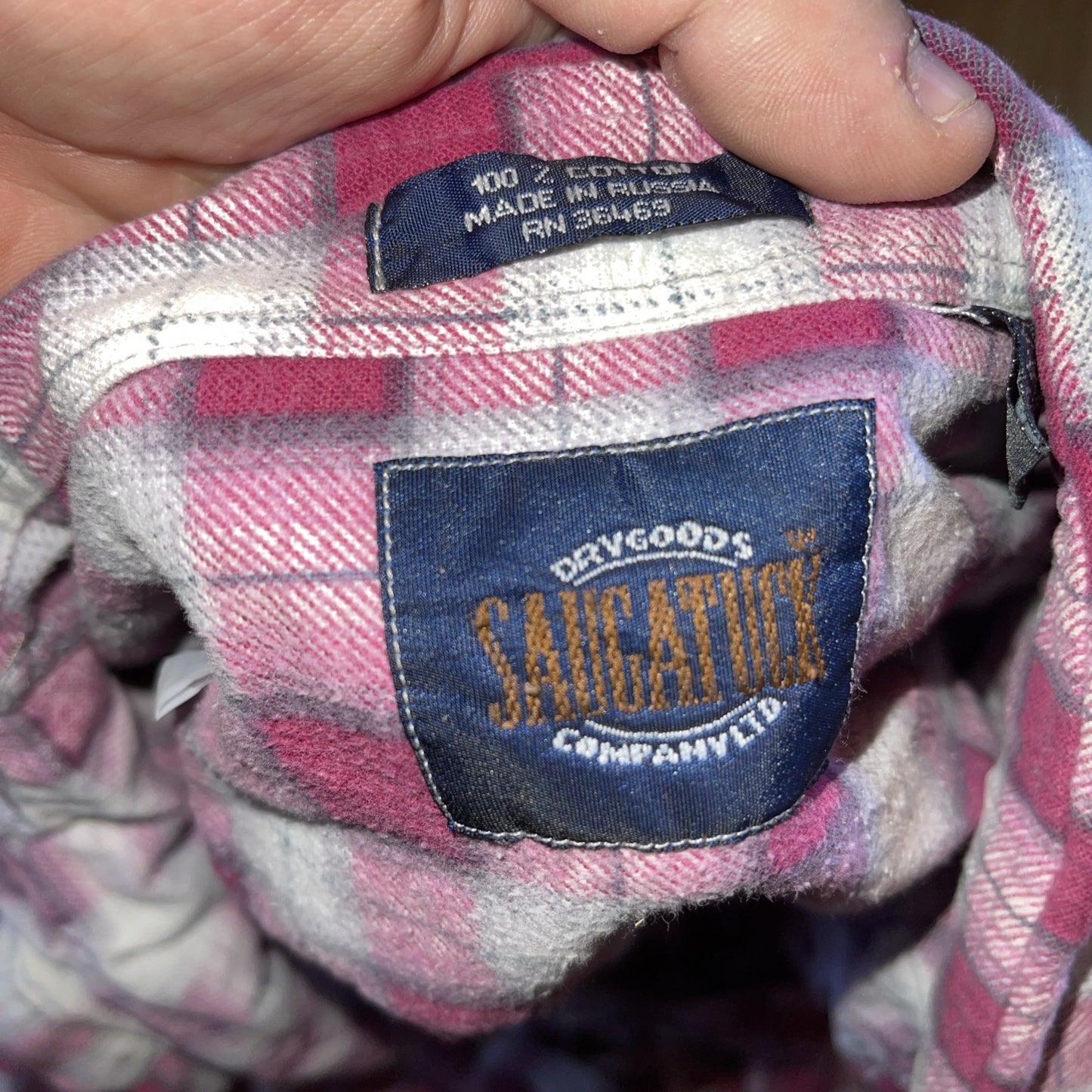 saugatuck flannel shirt 3X