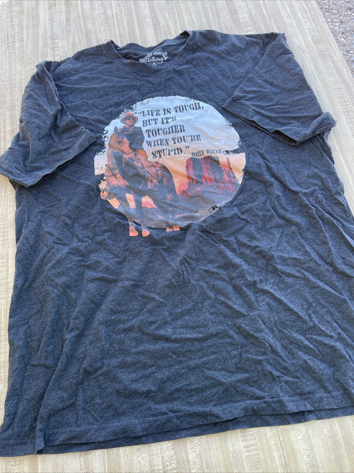 Rowdy Crowd John Wayne T Shirt 2XL