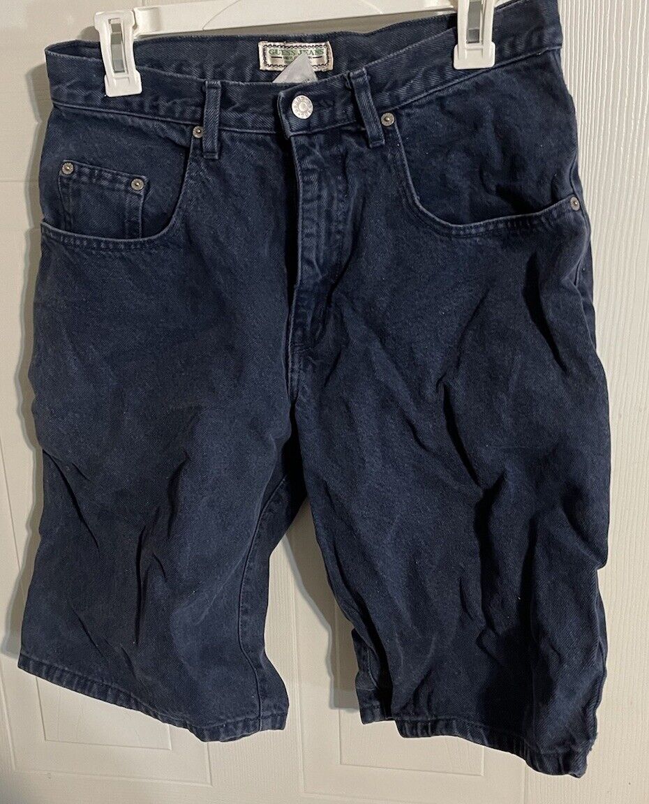 Guess Jorts 29 Vintage Made In USA White Label