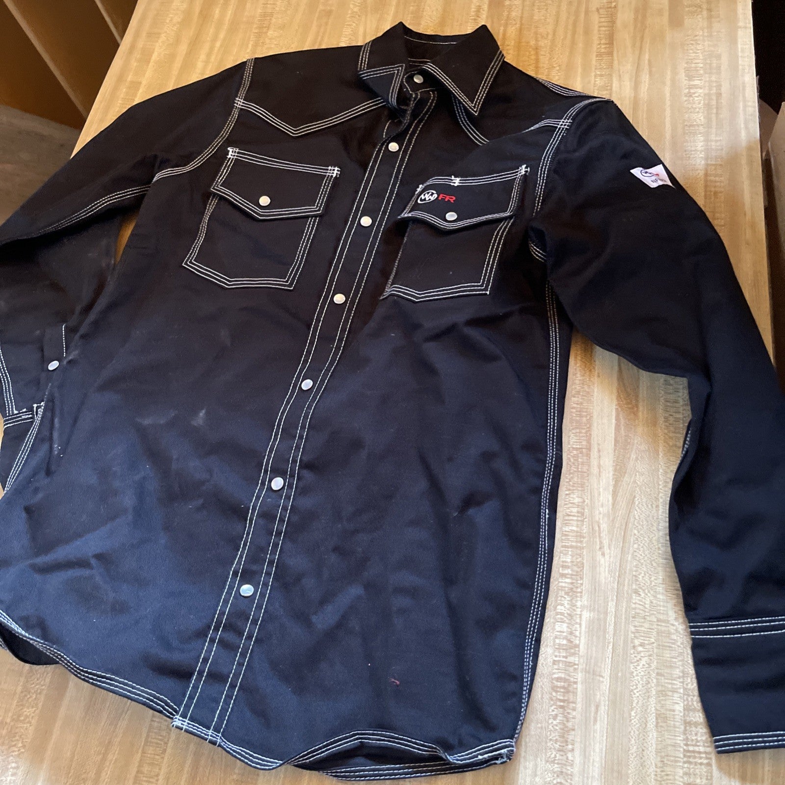 Western Welder FR Pearl Snap Small 