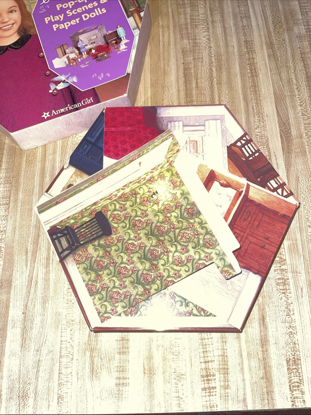 American Girl Rebecca Pop Up Play Scenes & Paper Dolls 