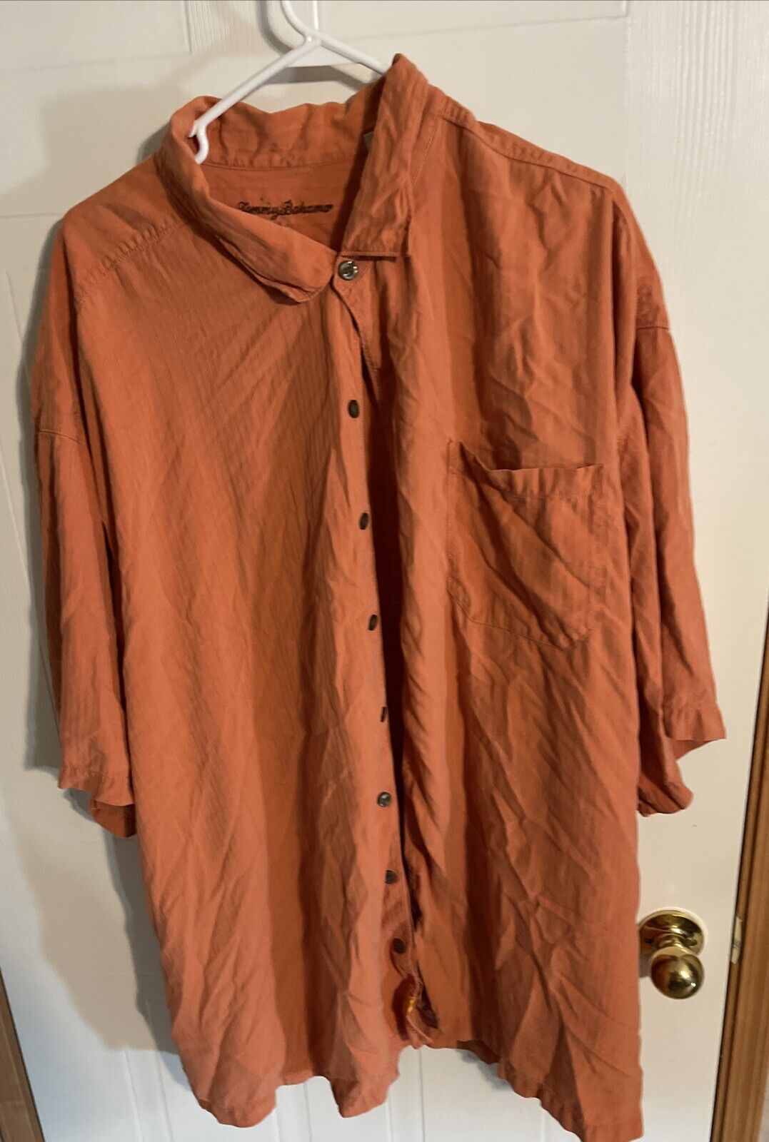 Tommy Bahama Silk Hawaiian Shirt 4XB 