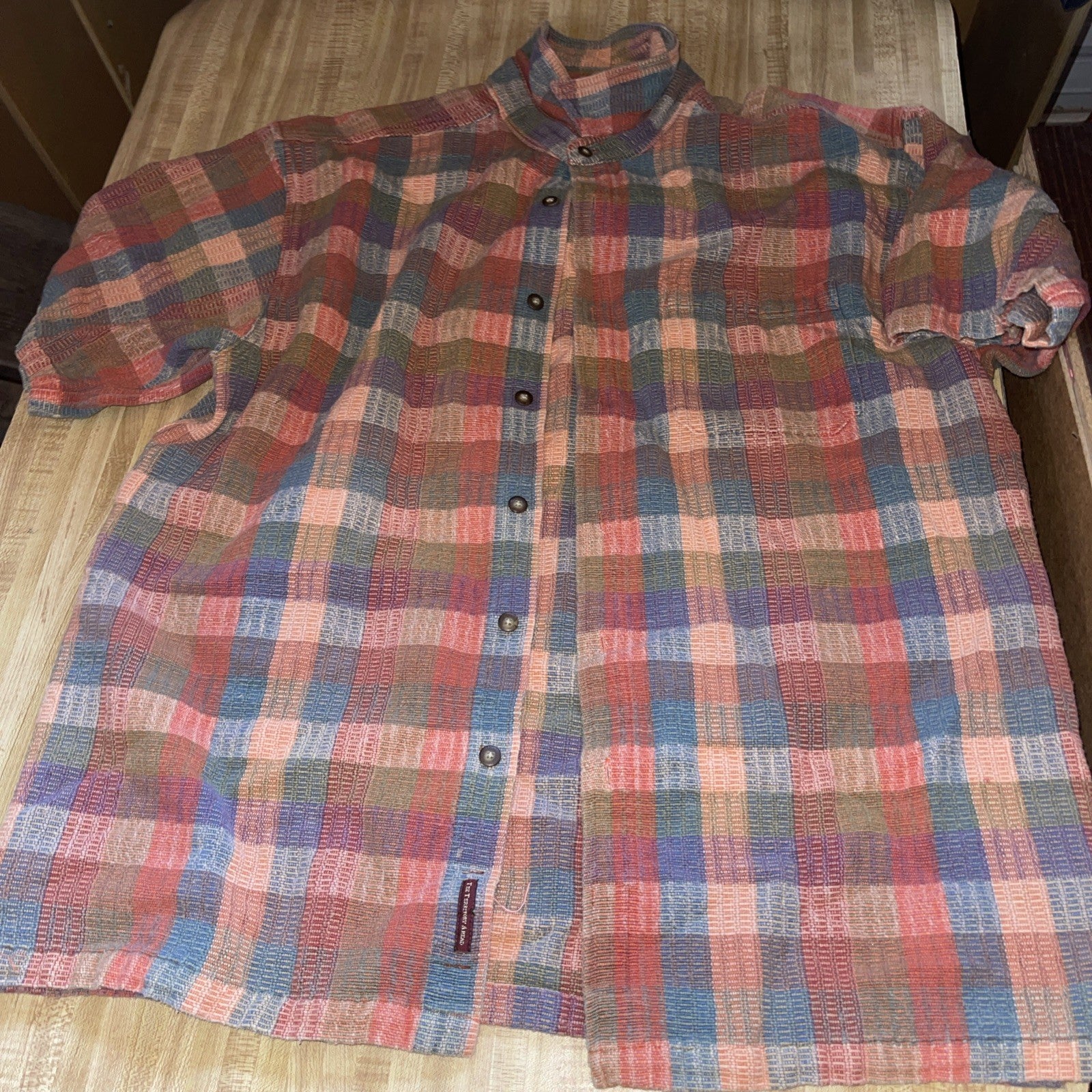 The Territory Ahead Heavy Flannel Short Sleeve XXL 
