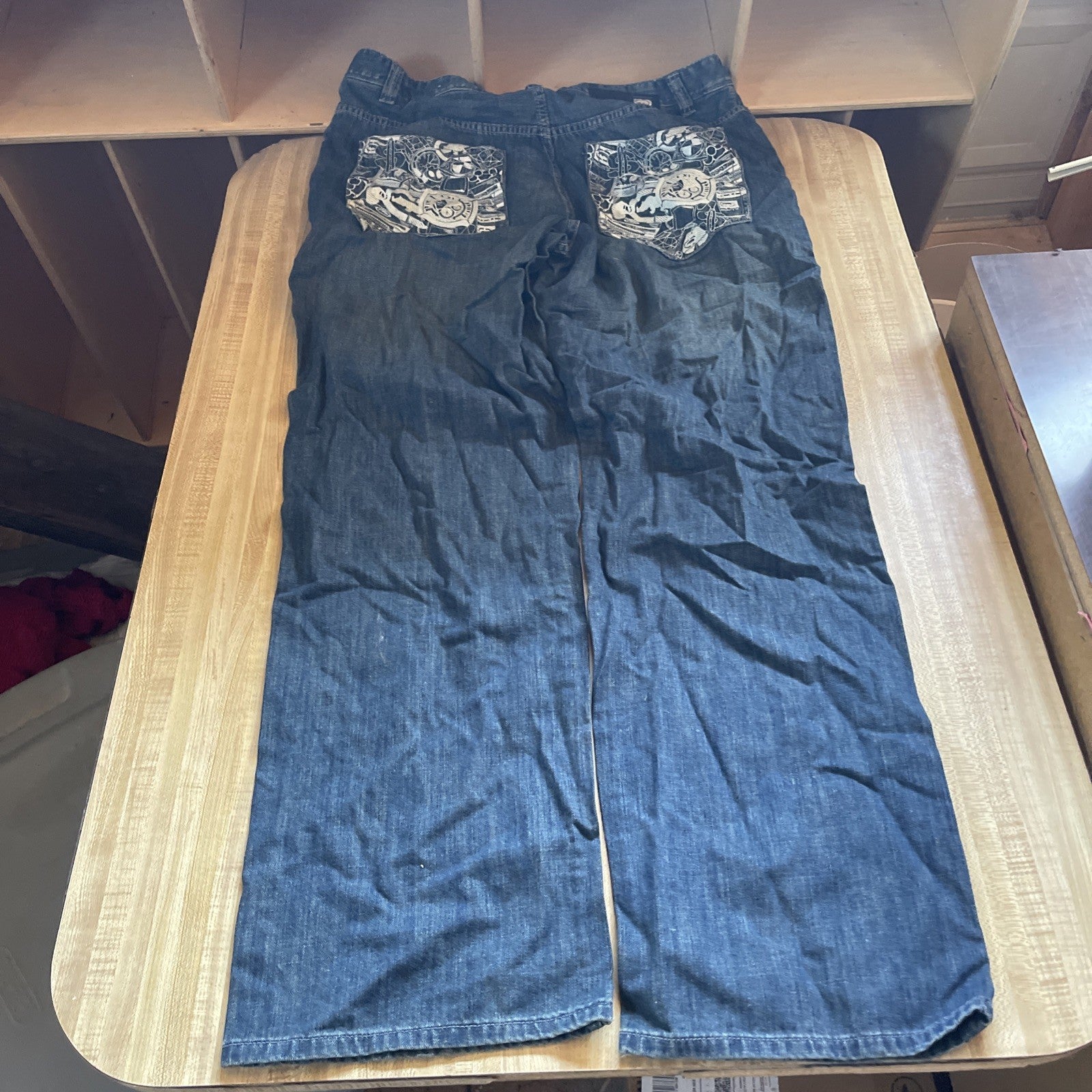 Ecko Unltd Baggy Fit Jeans 36/32 Y2K Hiphop Streetwear 