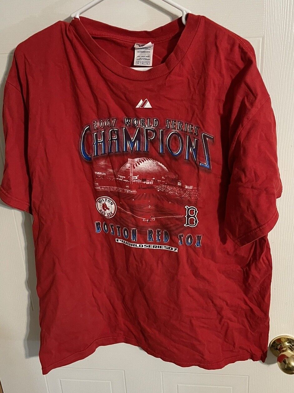 Boston Red Sox 2007 World Series Champions T Shirt XL