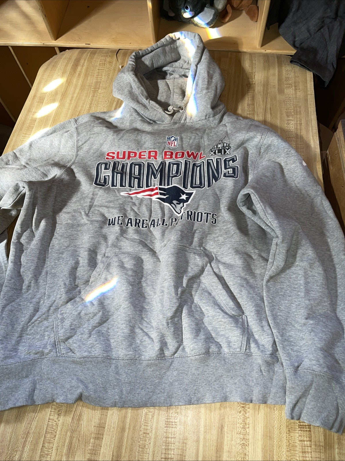 Nike Patriots Super Bowl Champions Hoodie XXL 