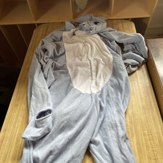 Shark Hoodie Pajamas XL