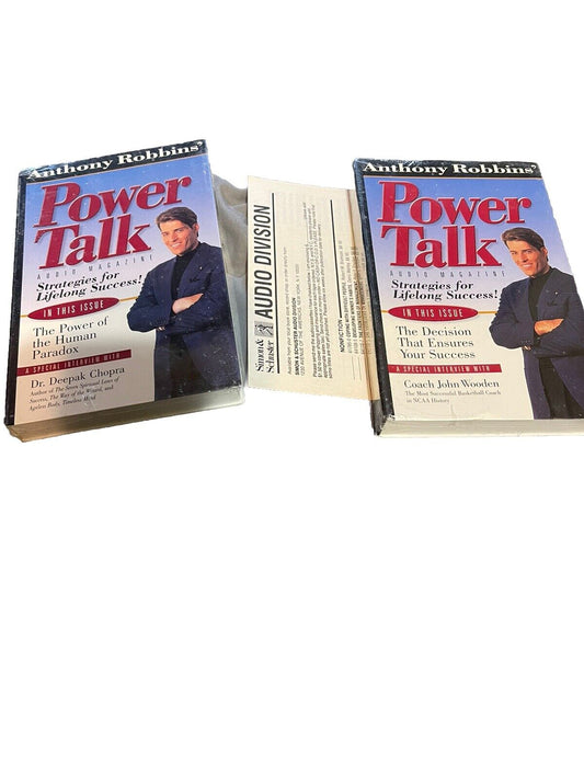 Anthony Robbins Power Talk Cassette Lot