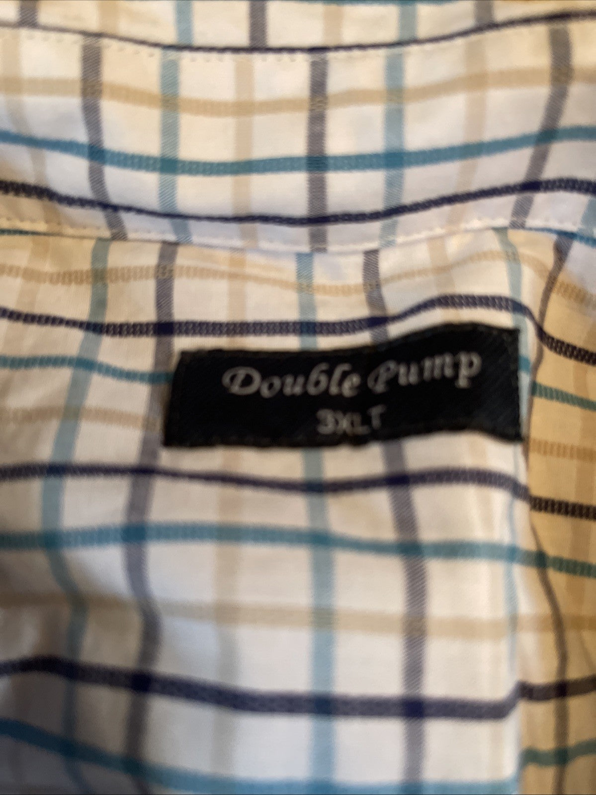 Double Pump Brand Button Down Shirt 3XLT NWT
