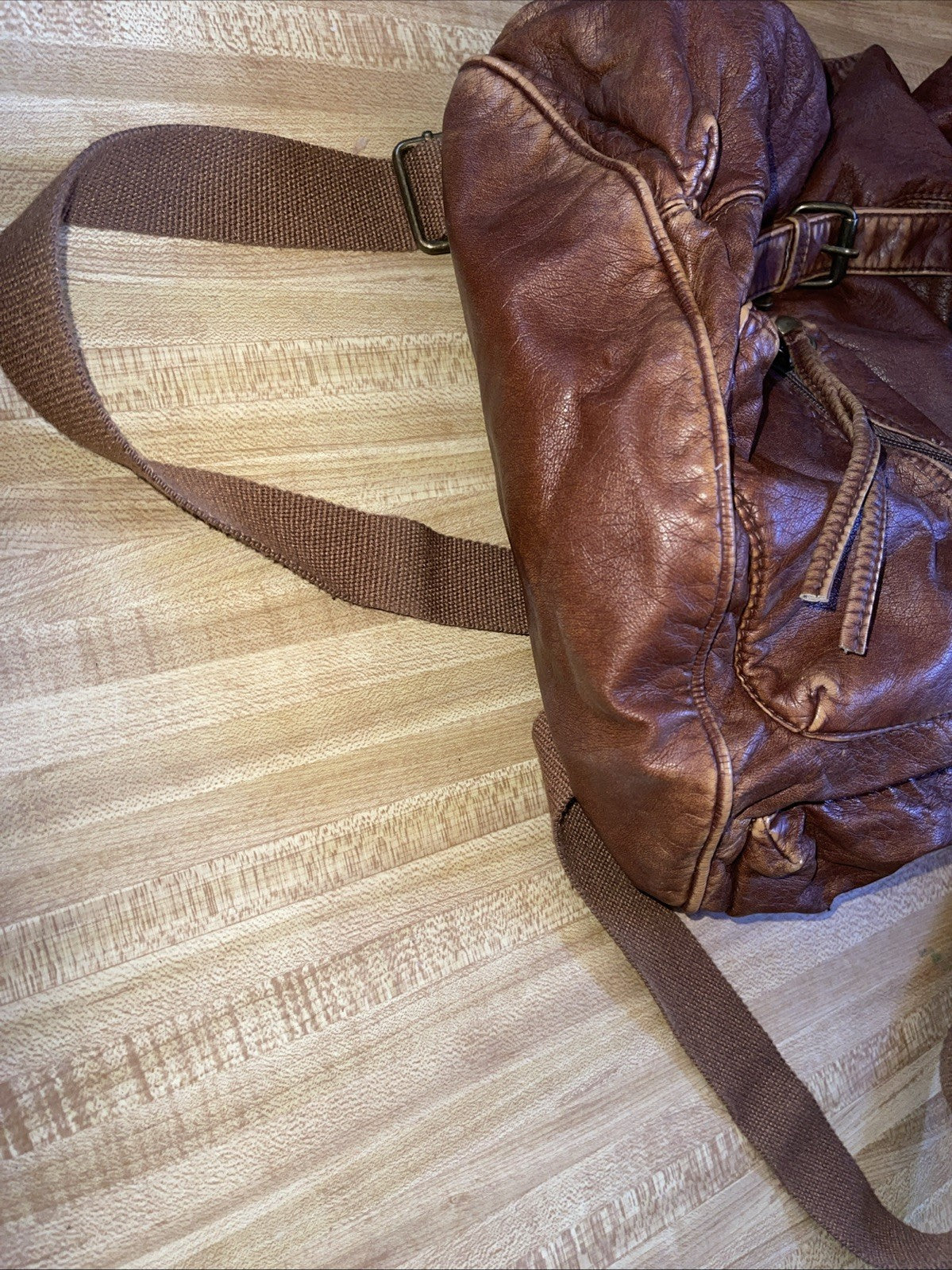Mossimo Leather Backpack 