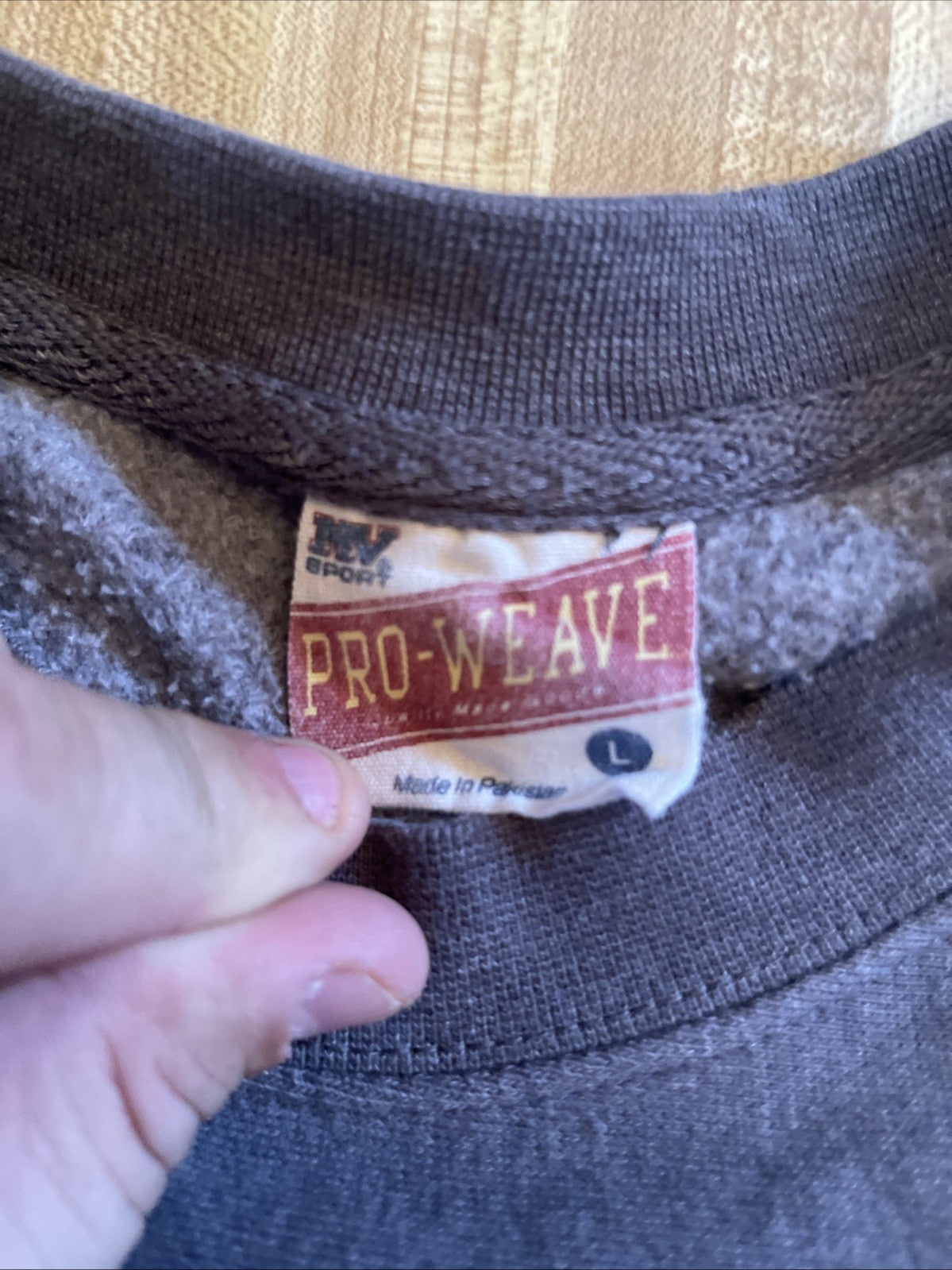 Vintage Pro Weave Jersey Shore NJ Sweatshirt Large 