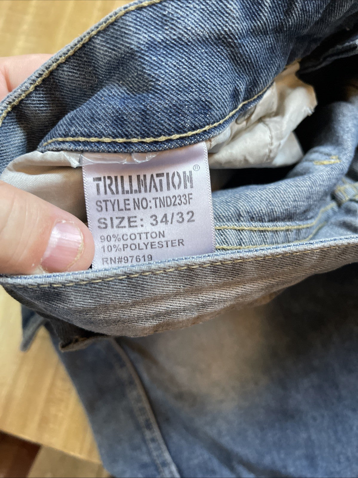 trillnation jeans 34/32