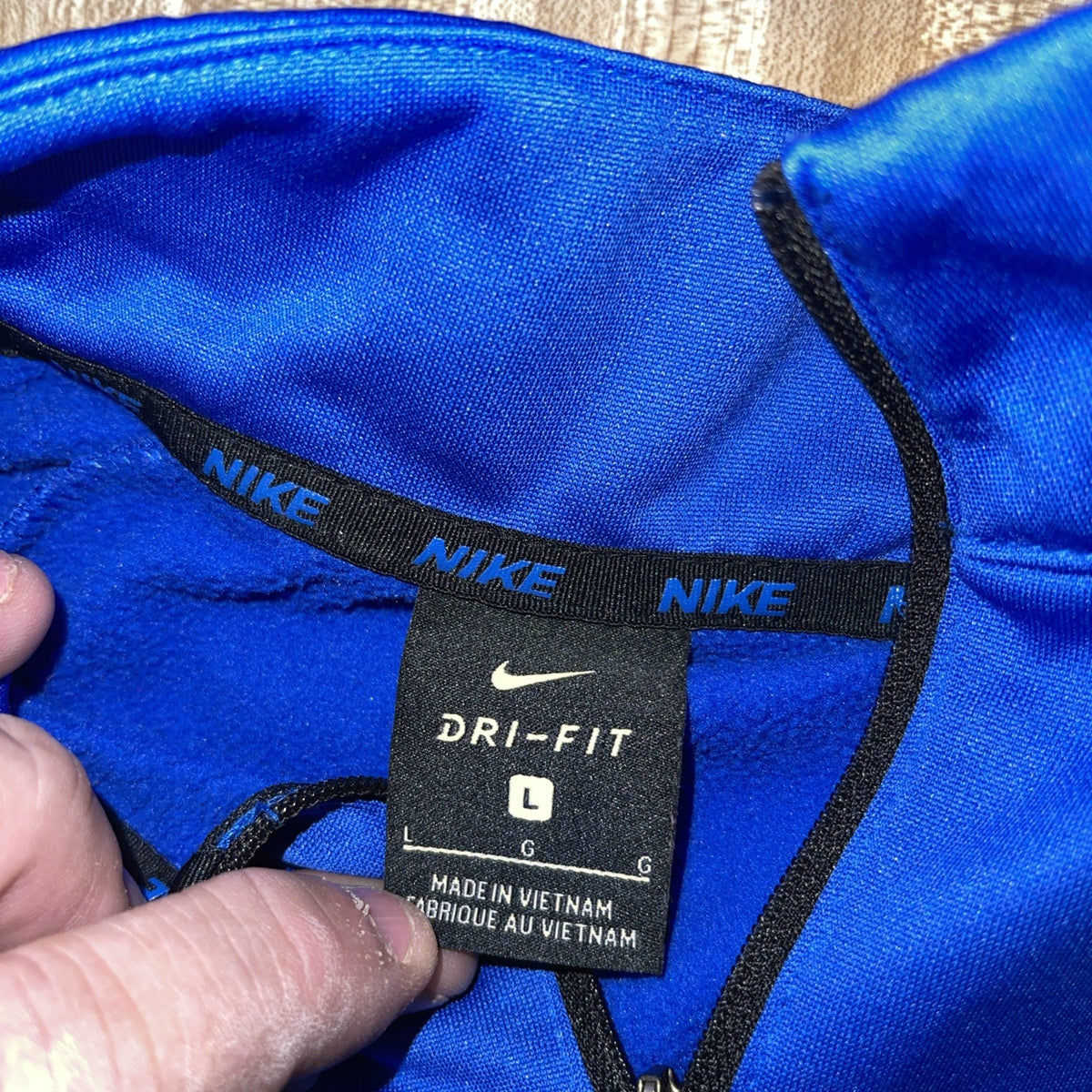 Nike Dri Fit Quarter Zip Large 