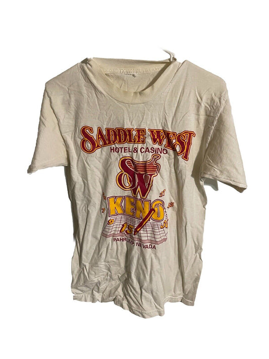 Saddle West Casino T Shirt Medium 